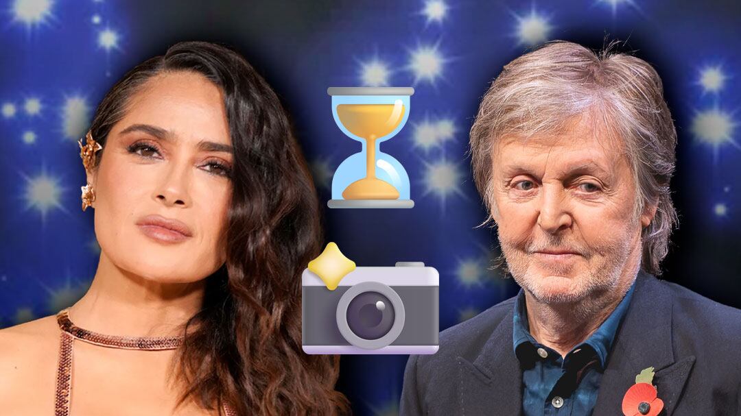Salma Hayek recupera vieja foto con Paul McCartney y parece que los años no pasaron por ella