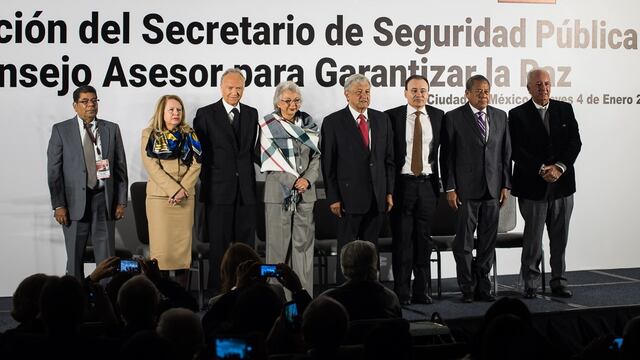 Integrantes del Consejo para Garantizar la Paz