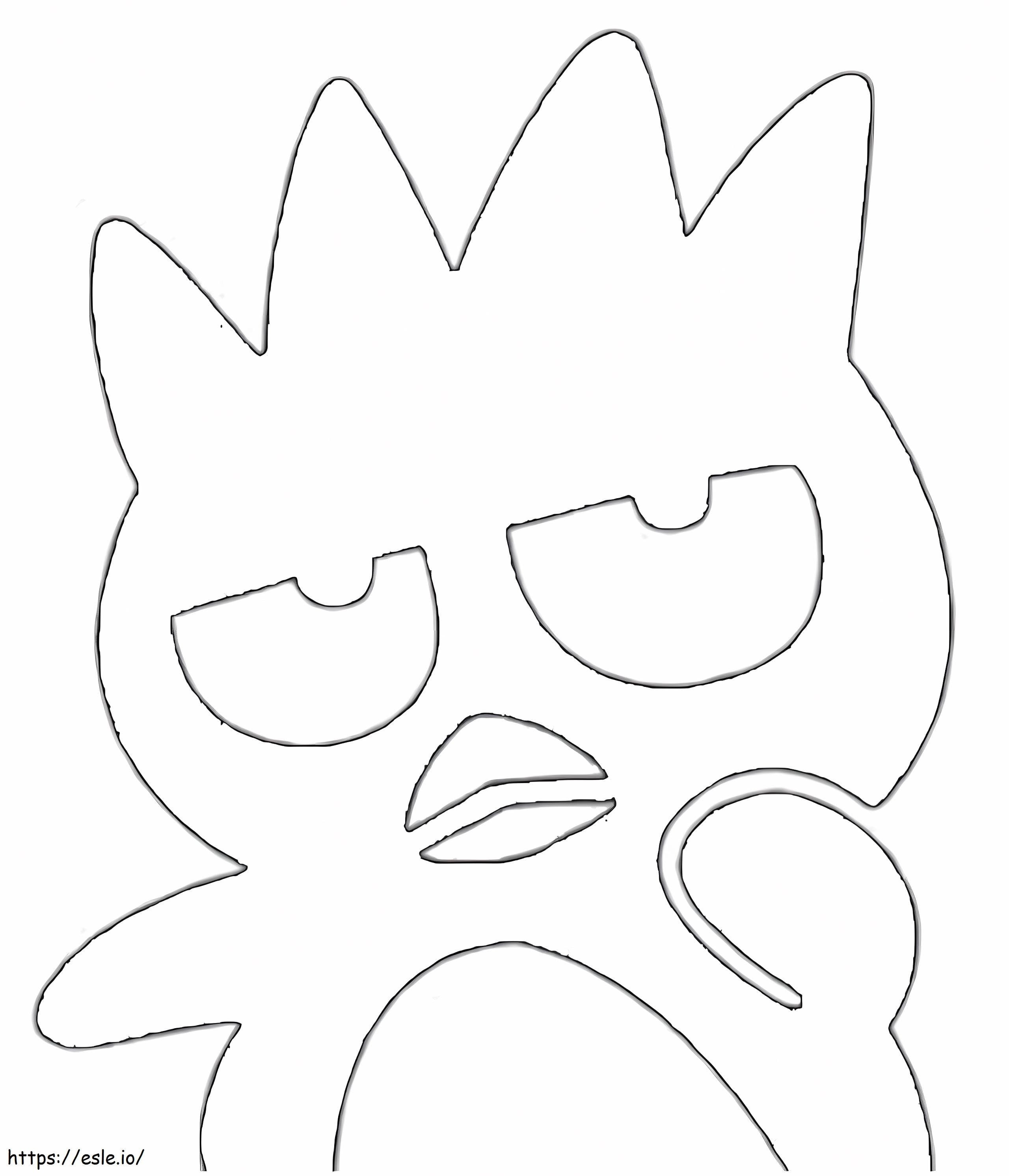 10 dibujos de Badtz-Maru para colorear del indiferente amigo de Hello Kitty y personaje de Sanrio