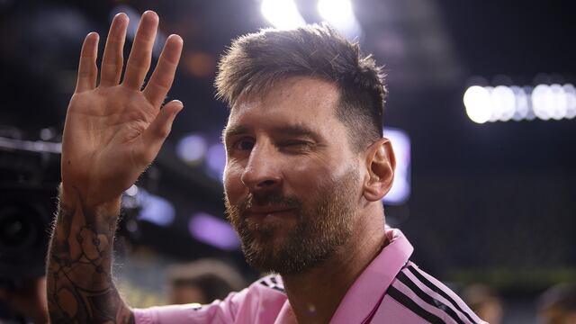 Lionel Messi, en un partido con Inter Miami.