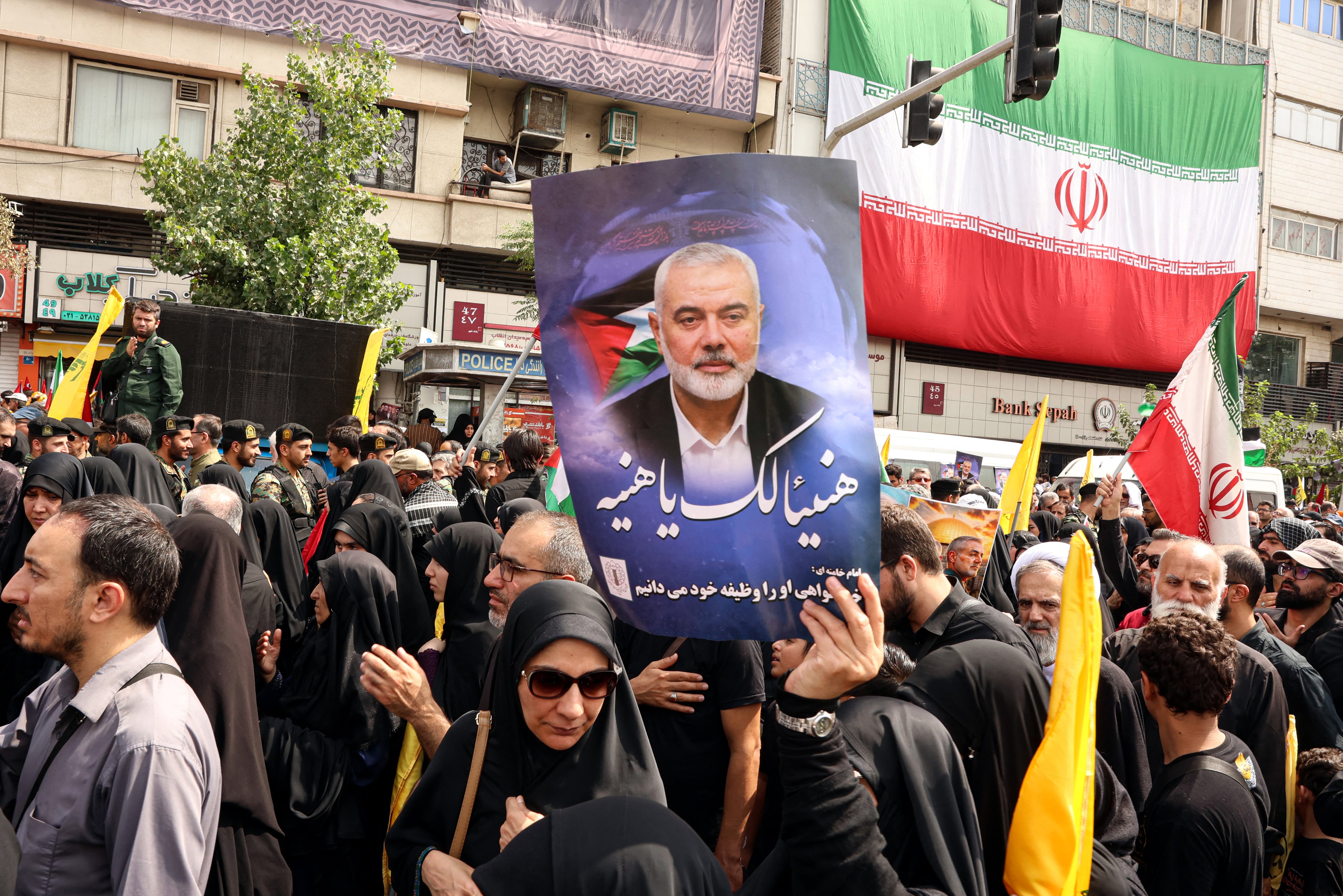 Irán realiza funeral de Ismail Haniya