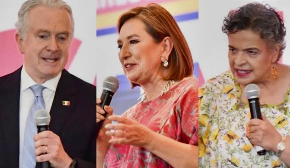 Santiago Creel, Xóchitl Gálvez, Beatriz Paredes
