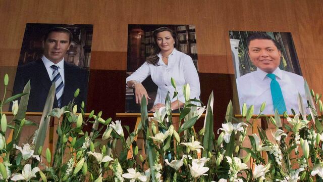 Homenaje a Martha Érika Alonso y Rafael Moreno Valle en el PAN.
