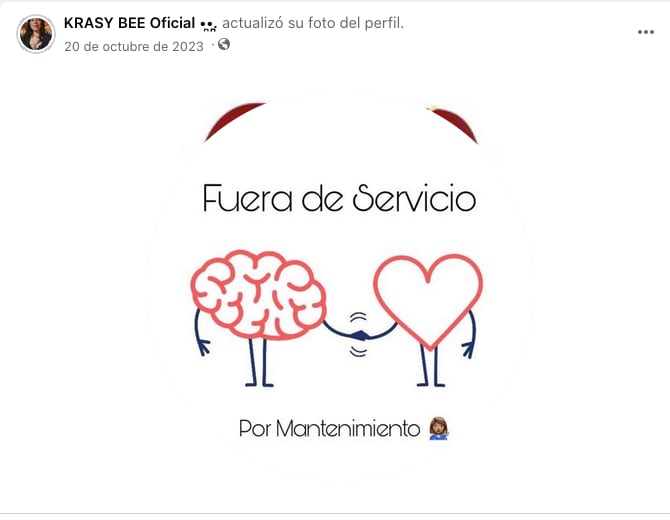 Nancy comparte estar en sanación.