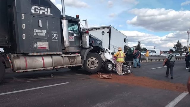 Video del momento del accidente en autopista Puebla-Orizaba