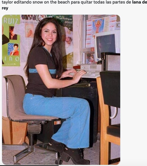 Memes de Lana del Rey y Taylor Swift