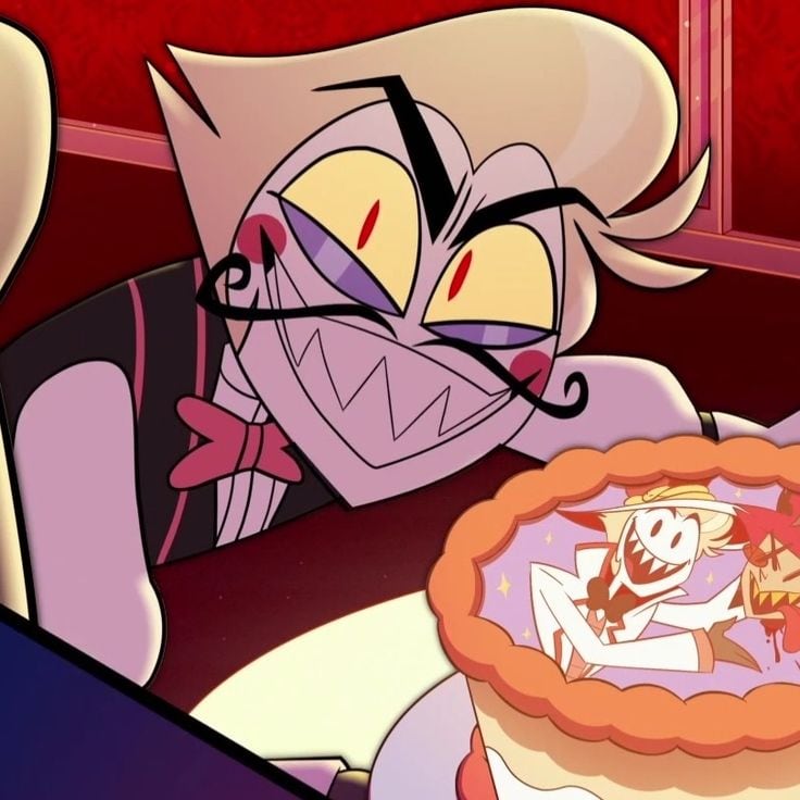 Fondo de pantalla de Lucifer Morningstar de Hazbin Hotel