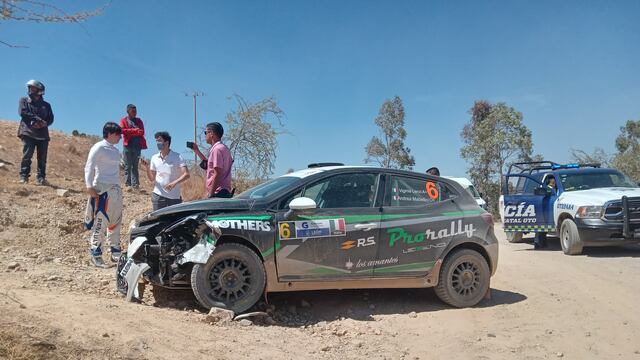 Accidente Rally de las Naciones 2022