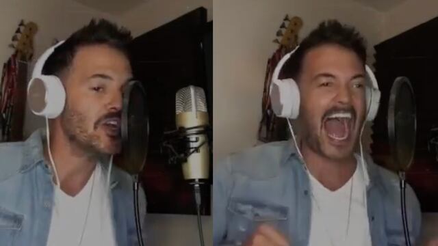 Fernando del Solar cantando 'Arriba los corazones'