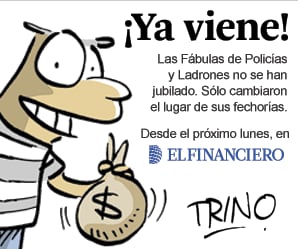 Así se anunció la llegada de Trino a El Financiero.