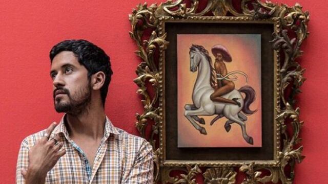 Fabián Cháirez es el creador del polémico Zapata desnudo.