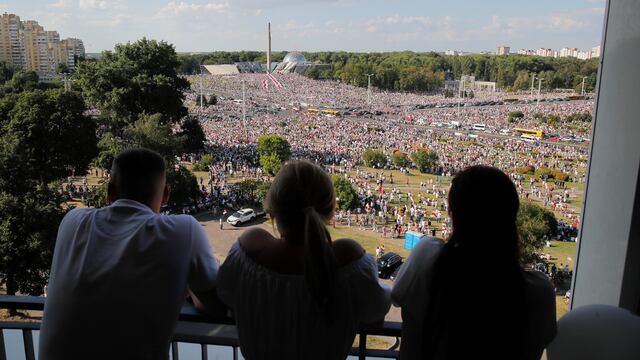 Bielorrusia. Apoyo al presidente.