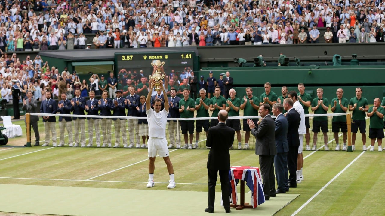 Premiación durante el torneo de Wimbledon