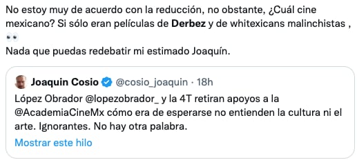 Usuarios se quejan que Omar Chaparro y Eugenio Derbez "destruyeron" el cine mexicano