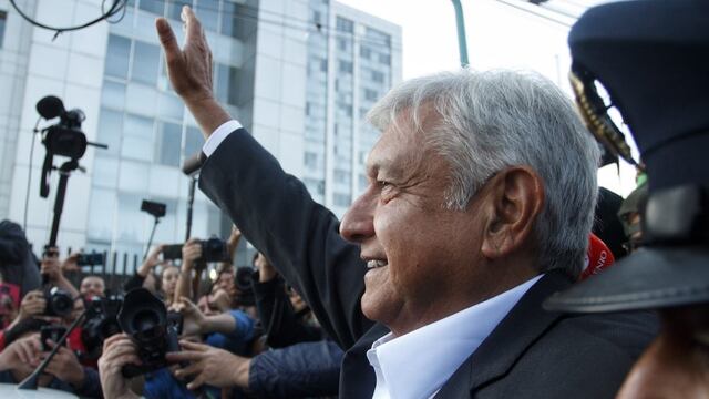 Andrés Manuel López Obrador, candidato de la coalición Juntos Haremos Historia