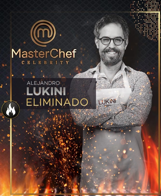 Alejandro Lukini, primer eliminado de MasterChef Celebrity