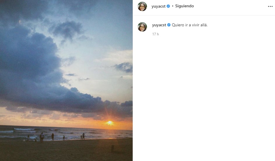 Yuya desea irse a vivir a la playa.