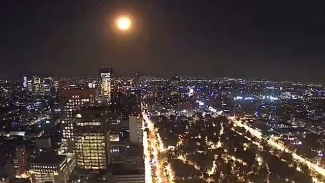 Meteorito visto en CDMX