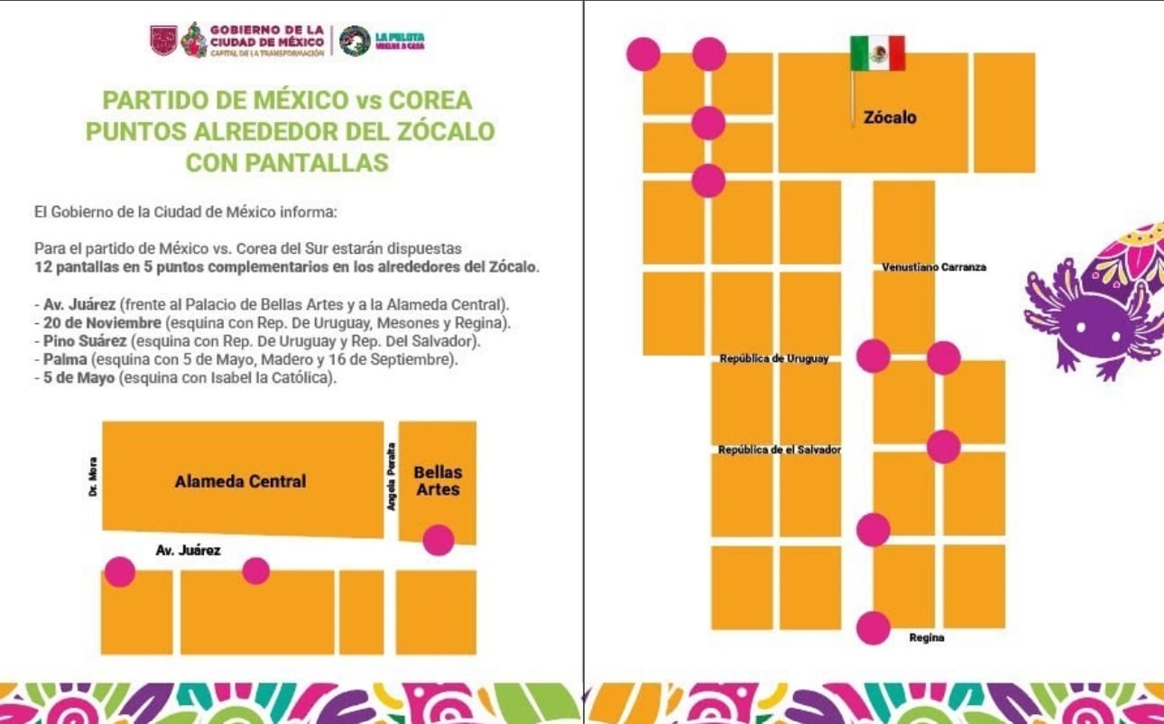 Alternativas al FIFA Fan Fest del Zócalo CDMX