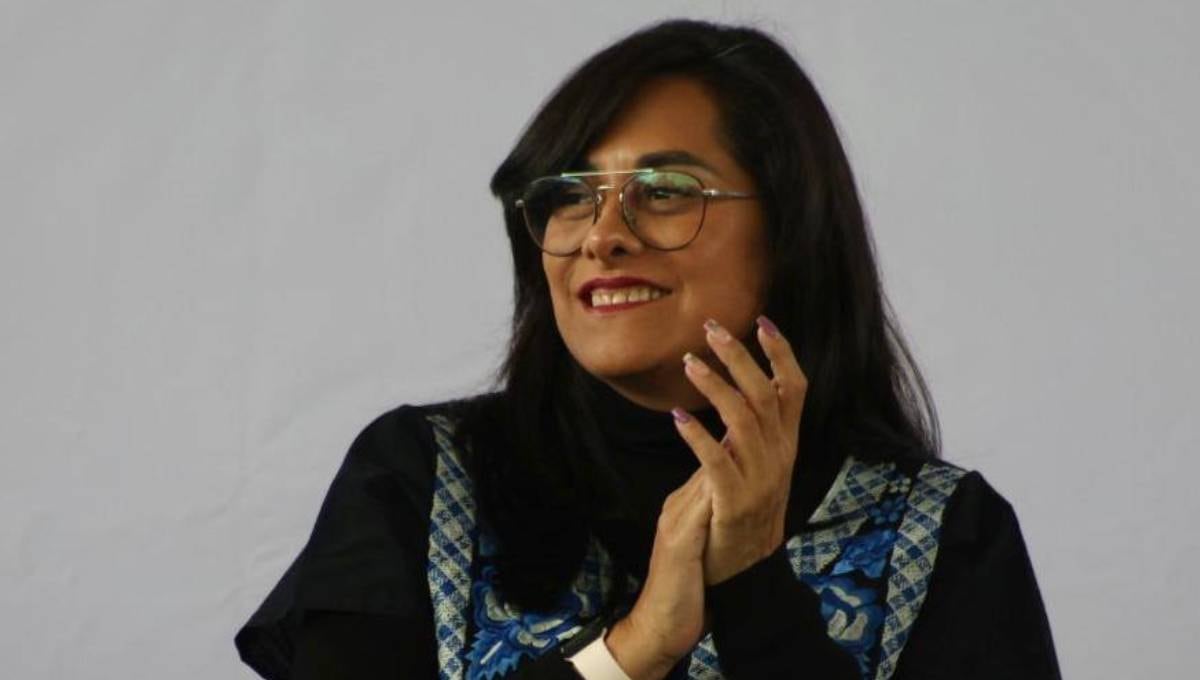 Sandra Luz Falcón, senadora por el Estado de México