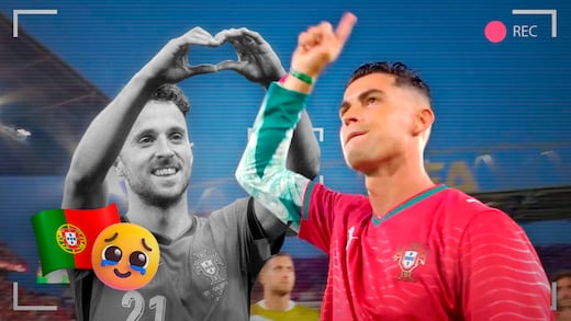 El emotivo homenaje de Cristiano Ronaldo a Diogo Jota tras el triunfo de Portugal