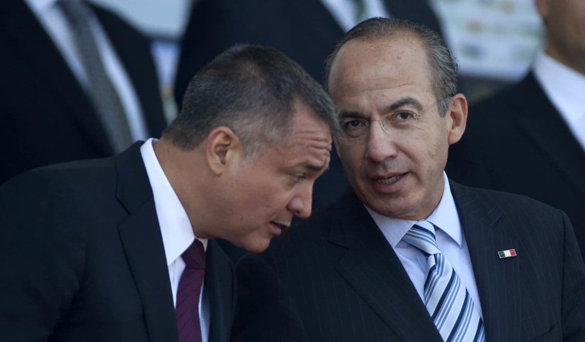 Felipe Calderón y Genaro García Luna