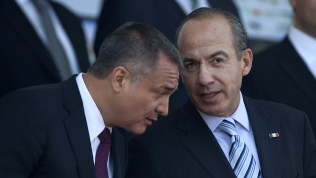 Felipe Calderón y Genaro García Luna