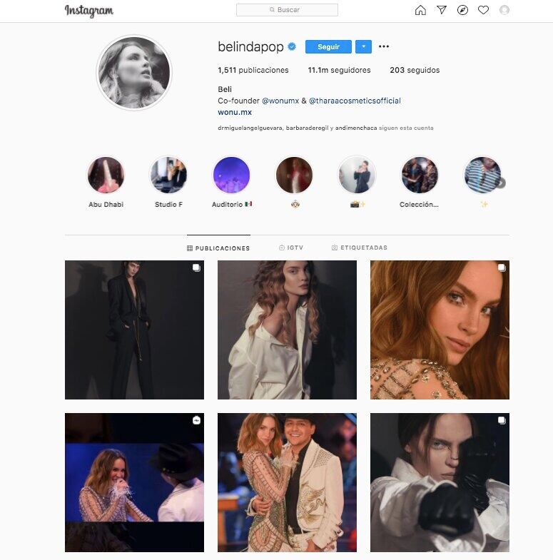 Belinda aún sigue a Christian Nodal