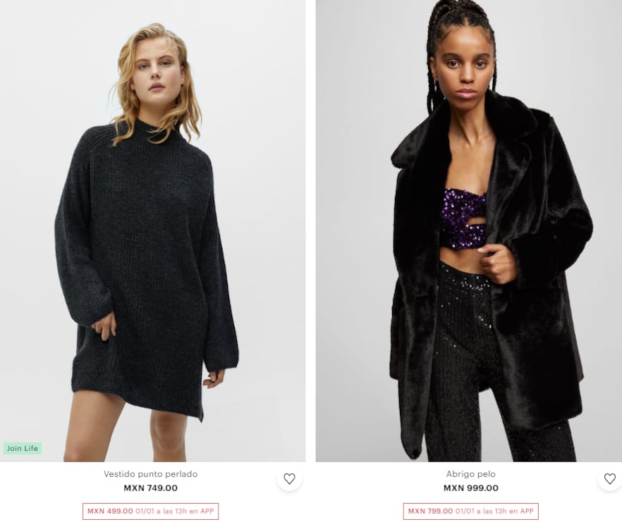 Rebajas en Pull and Bear en ropa para mujer de la colección invierno 2023