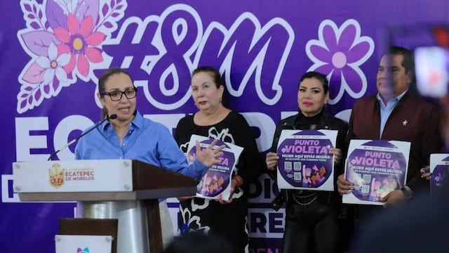 8M en Ecatepec: Azucena Cisneros lanza campaña de seguridad en transporte.