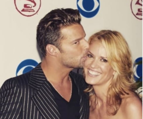 Ricky Martín y Rebecca de Alba