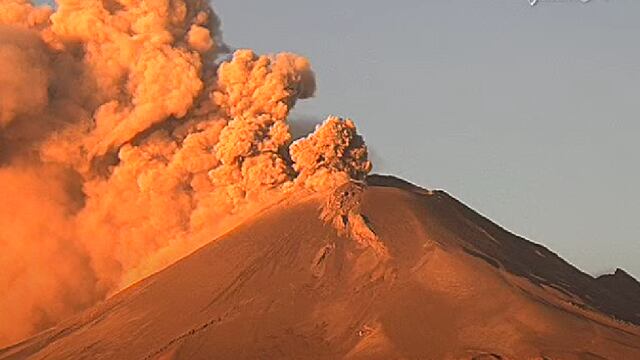 Volcán Popocatépetl el 17 de noviembre
