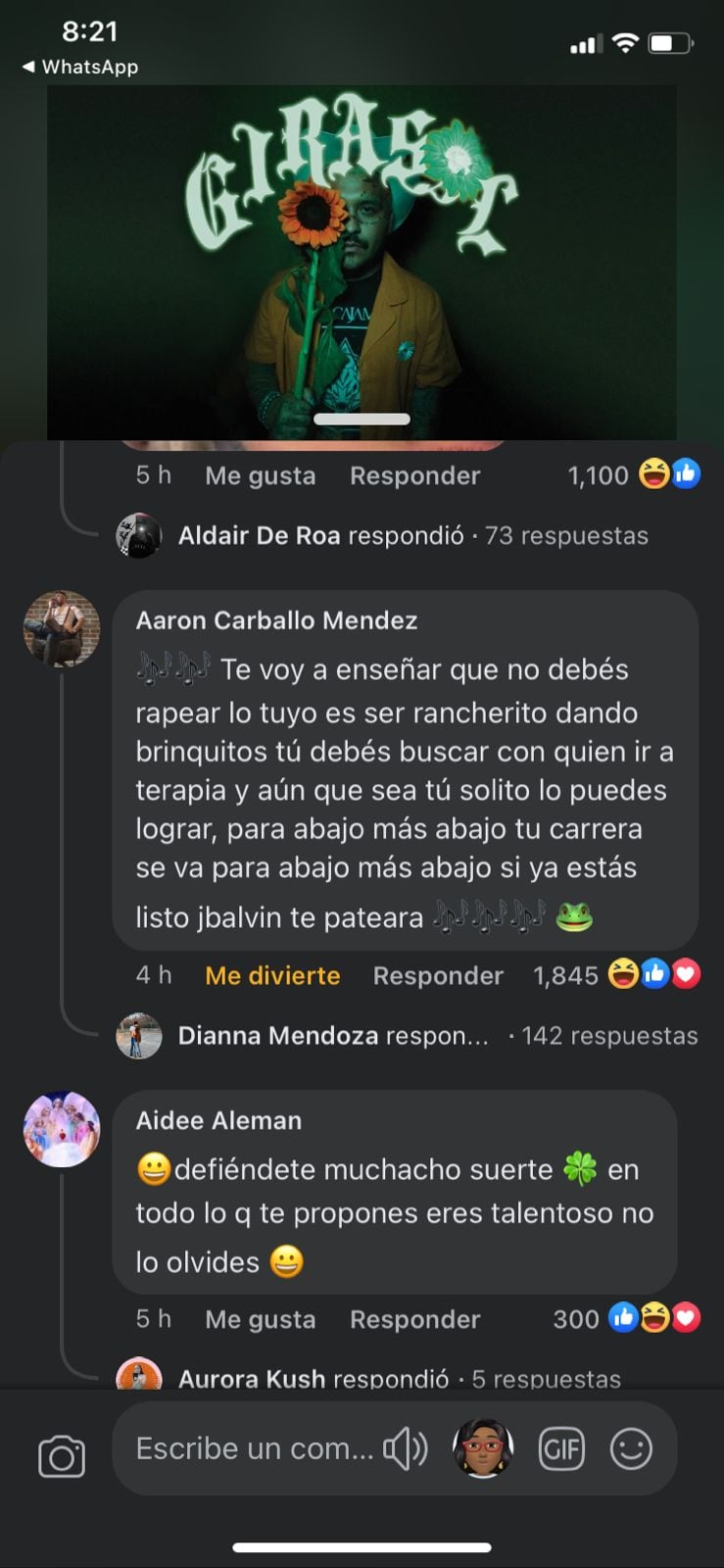 Críticas a Christian Nodal por "Girasol"