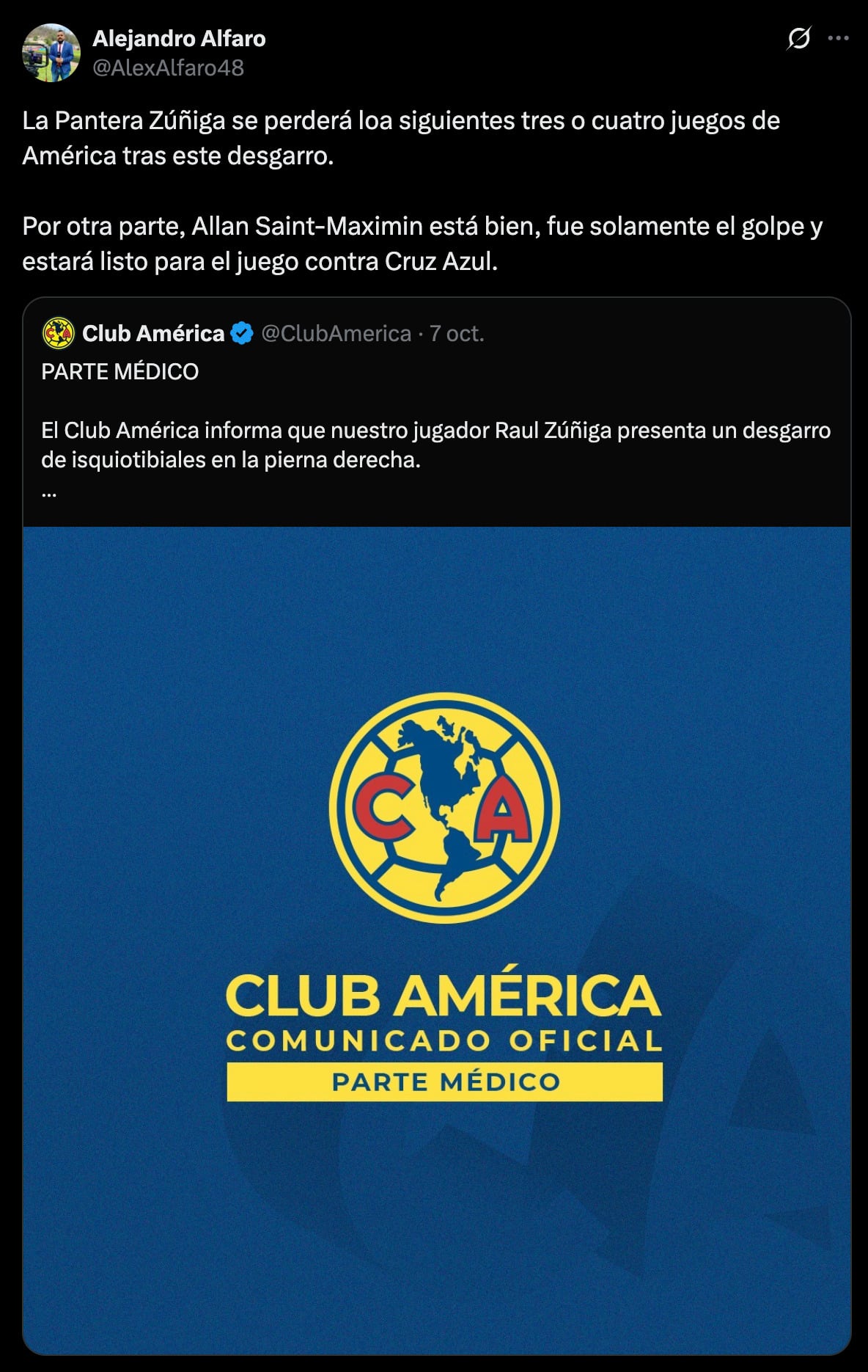 Allan Saint-Maximin disponible para el Clásico Joven