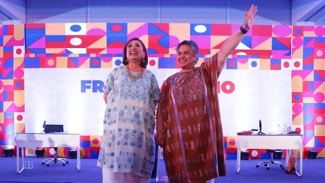 Xóchitl Gálvez y Beatriz Paredes, aspirantes a candidata presidencial por el Frente Amplio Por México