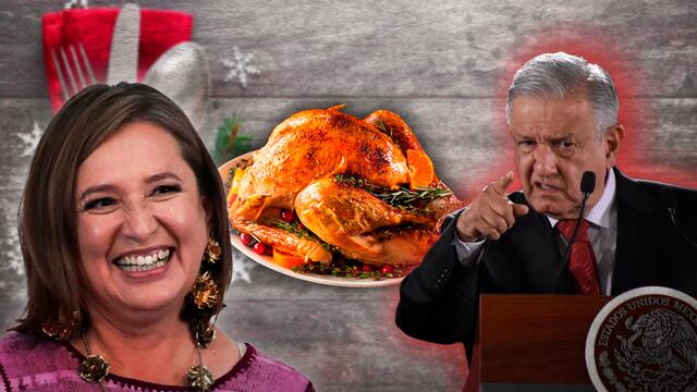 Xóchitl Gálvez celebra el "fin de AMLO" desde la cocina con un especial pavo