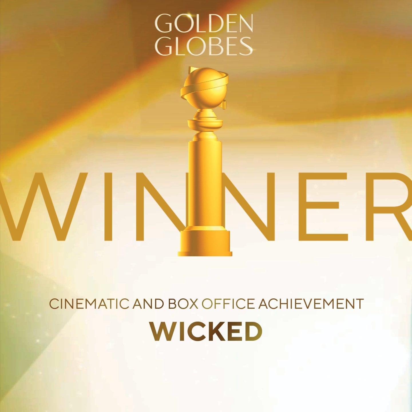 Wicked, película ganadora Globos de Oro 2025