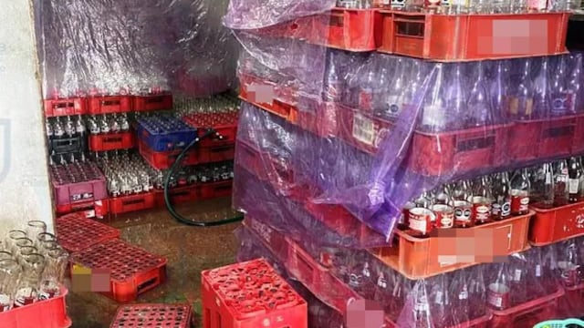 Localizan bodega con Coca Cola pirata en Iztapalapa