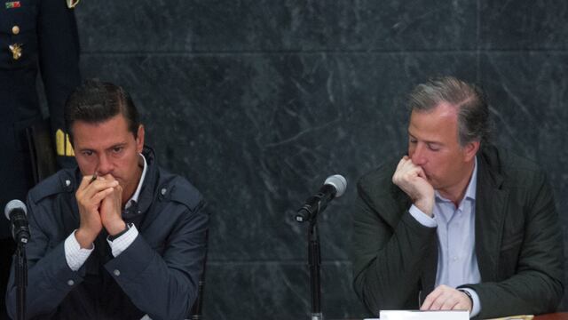 Enrique Peña Nieto y José Antonio Meade