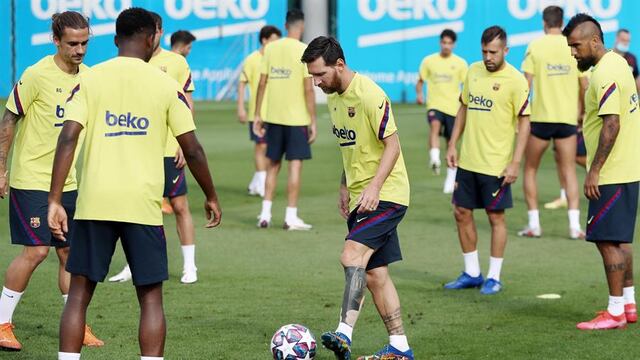 Entrenamiento del Barcelona