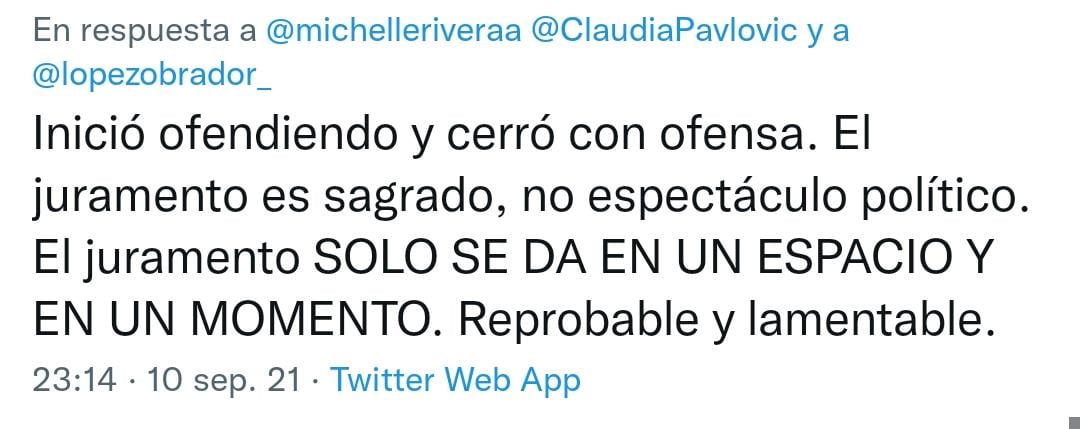 Crítica a Claudia Pavlovich