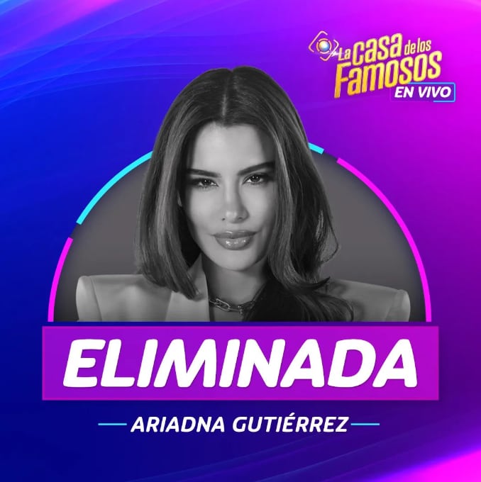 La Casa de los Famosos 2024: Ariadna Gutiérrez es eliminada
