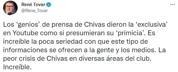 Críticas a Chivas, tras la salida de Marcelo Michel Leaño