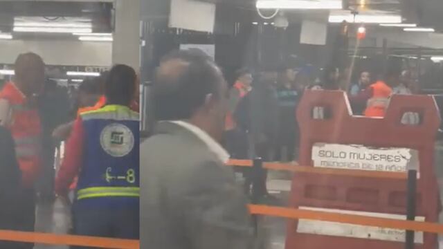 Bronca en Metro Pántitlán entre usuarios y personal del Metro