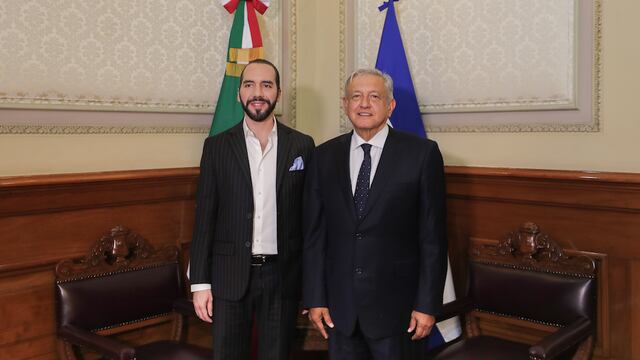 En marzo de este año, el entonces presidente electo de El Salvador, Nayib Bukele, visitó a AMLO en Palacio Nacional.