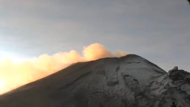Volcán Popocatépetl el 20 de enero