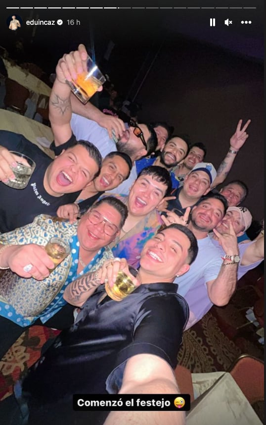 Eduin Caz en medio de su retiro de los escenarios festeja su cumpleaños número 30