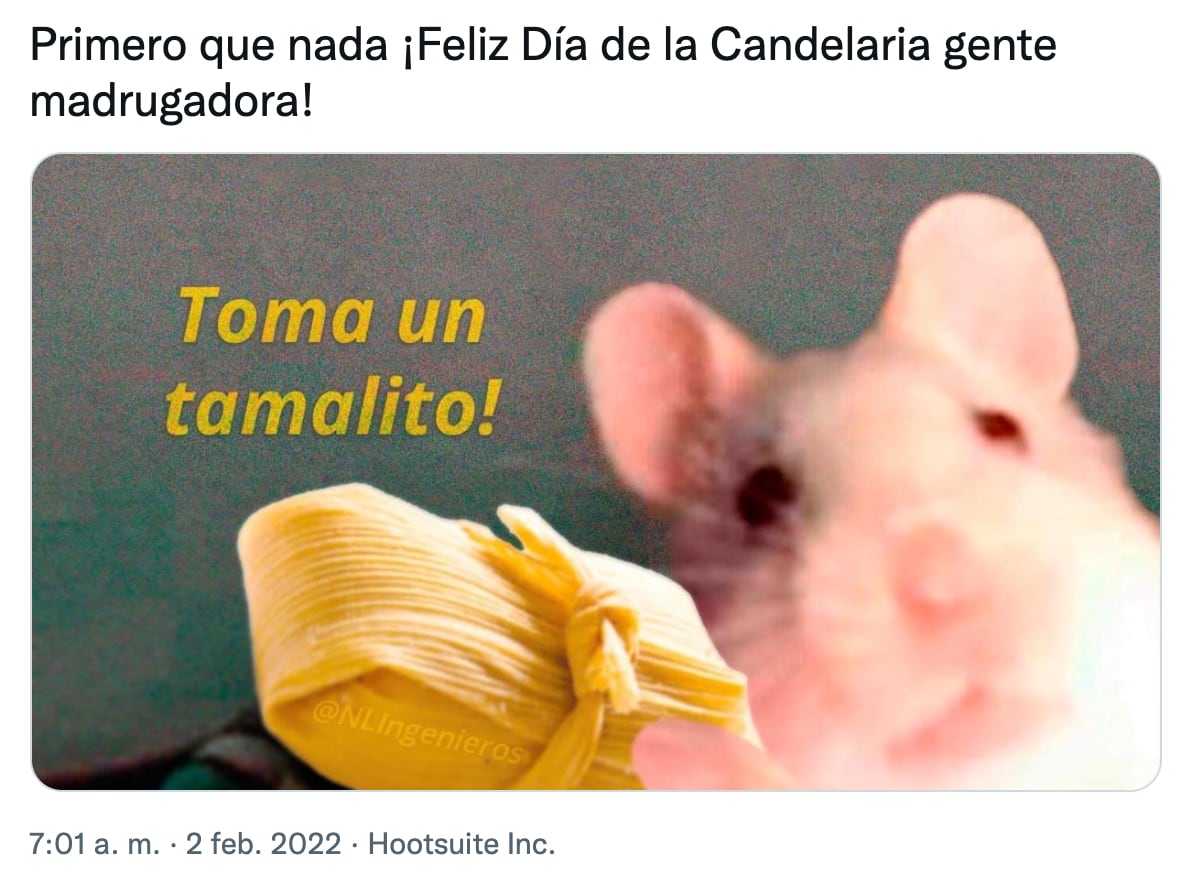 Meme del Día de la Candelaria