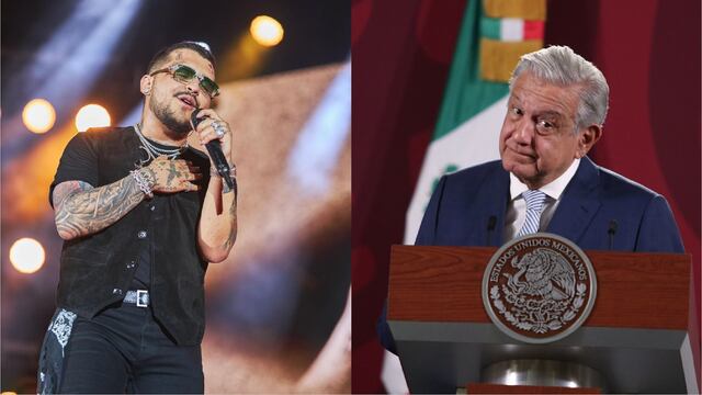 Christian Nodal y AMLO