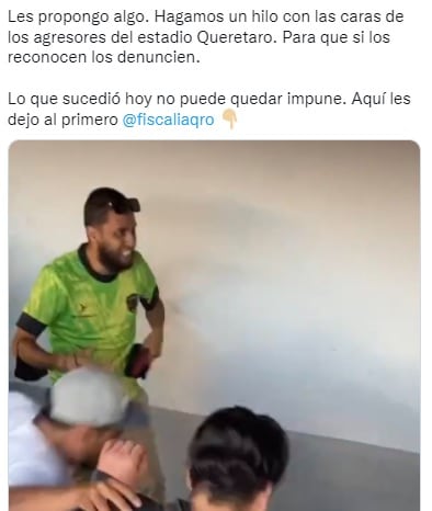 Agresores en Querétaro vs Atlas FC
